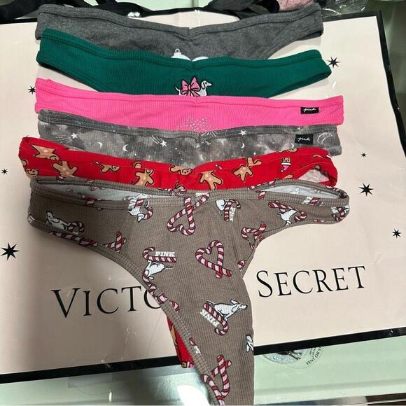 Victoria's Secret Other - Victoria’s Secret Christmas No Show Cheeky Panties